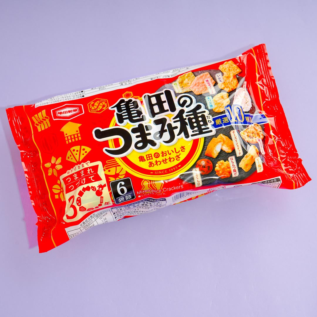 Kameda Knob Seed gemischter Reis Cracker Snack Tasche
