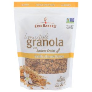 Erin Baker’s – Knuspermüsli Quinoa Vanillemandel, 12 Unzen Packung mit 6