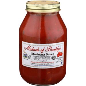Michaels of Brooklyn Sauce würzige Marinara, 32 Unzen – Packung mit 6