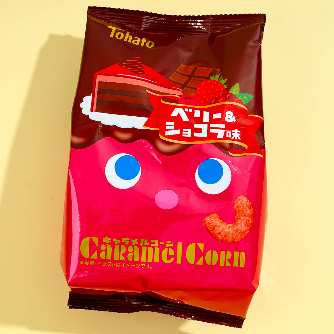 Tohato Karamell-Mais – Beeren & Schokolade