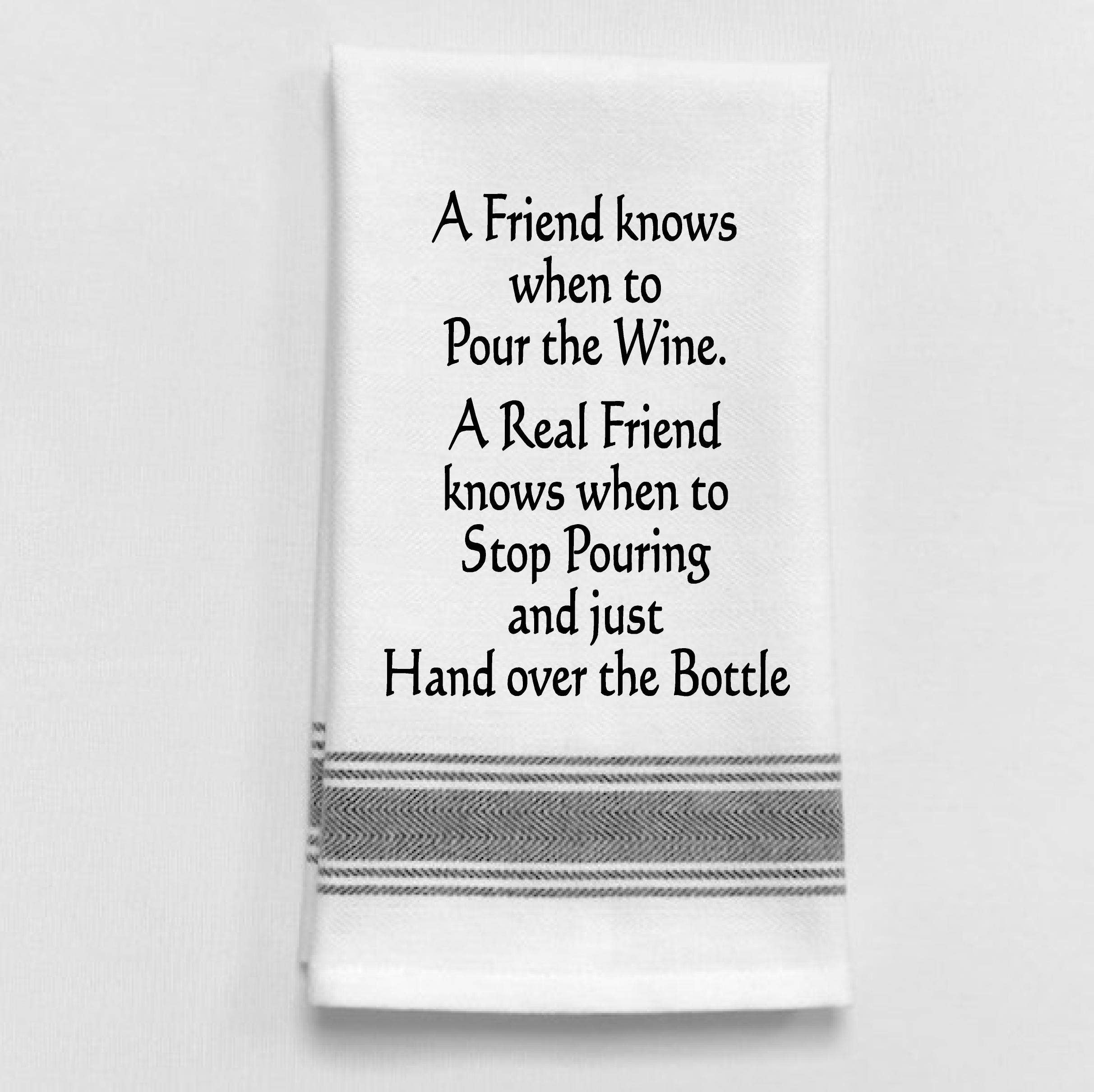 wild hare designs – ein Freund weiß, wann den Wein zu gießen. eine echte...