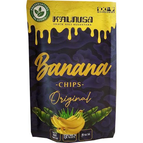 Kalnusa – Bananenchips – Original – 100 G