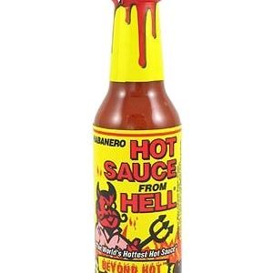 Habanero scharfe Sauce aus der Hölle. – 5oz