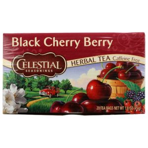 Celestial Seasonings Kräutertee schwarze Kirschbeere, 20 Beutel