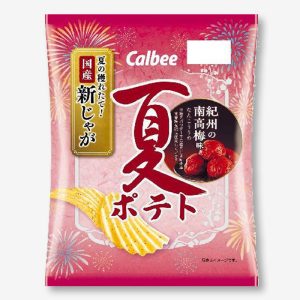 Calbee Summer Kartoffelchips – Kischu nanko Pflaume
