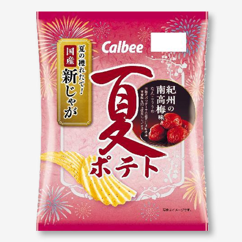 Calbee Sommer Kartoffelchips – Kishu Nanko Pflaume