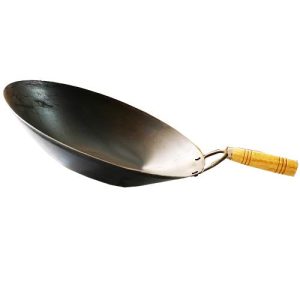 Peking Wok – Holzgriff – Eisen Rühren Braten Wok