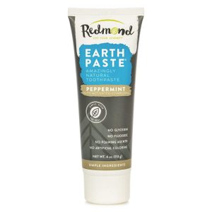 Redmond – Earthpaste Mineral Zahnpasta mit Silber Pfefferminz Charcoa