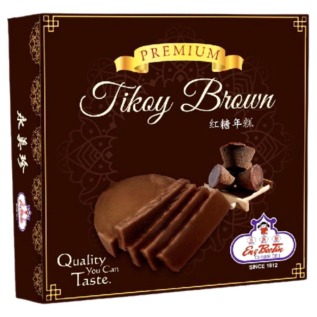 Eng Bee Tin Tikoy – Braun – Klebriger Reiskuchen – Brauner Zucker – 650 G