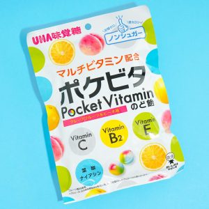 UHA Mikakuto Tasche Vitamin Hals Süßigkeiten – Grapefruit & Pfirsich