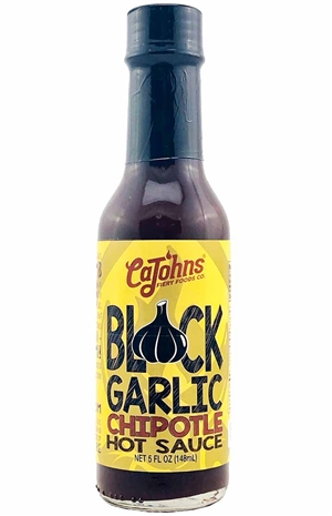 CaJohn's Schwarzer Knoblauch Chipotle Chilisauce, 5oz