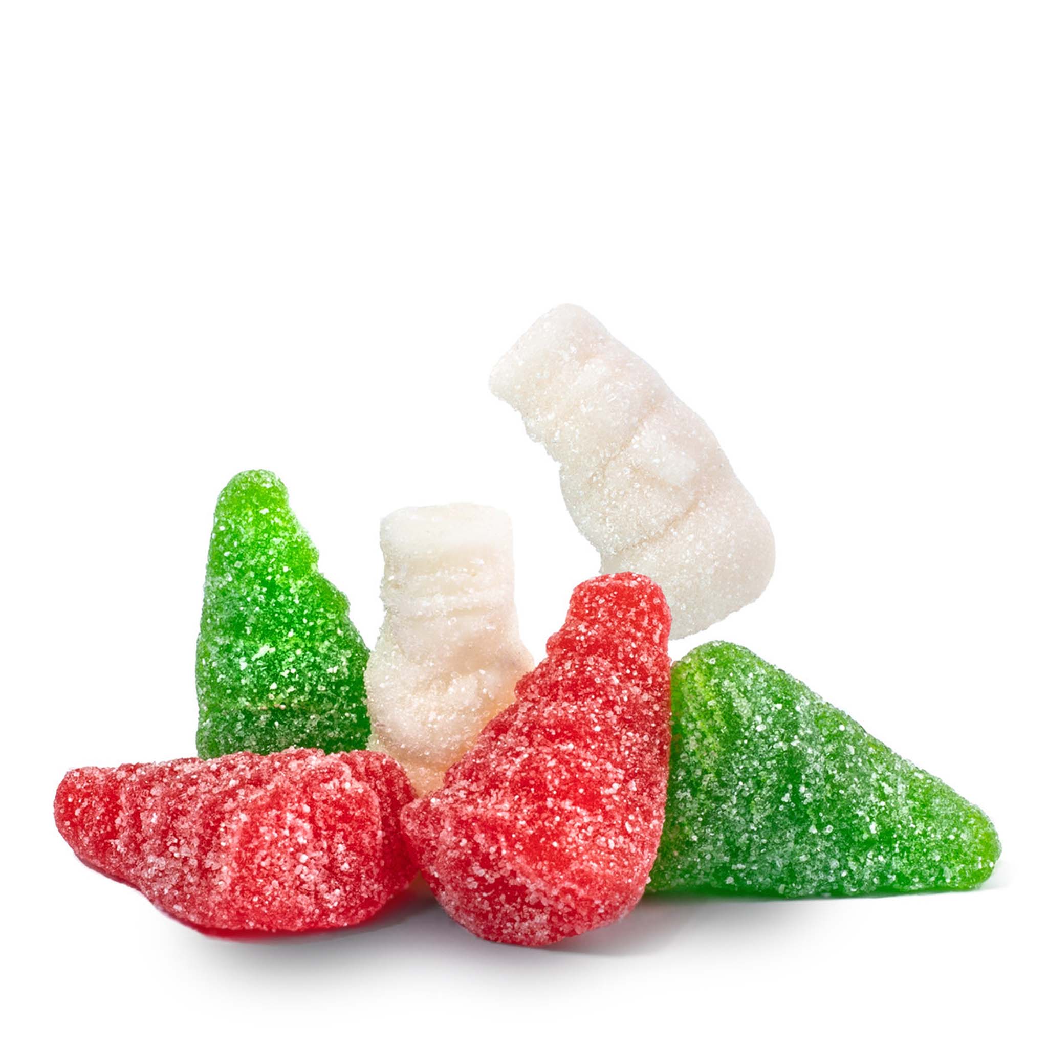 Süß sauer Bäume & Schneemänner Gummi