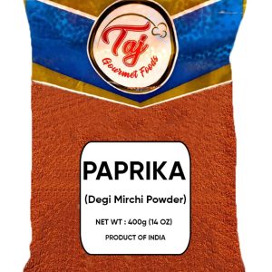 TAJ Paprika (Deggi Mirch) Gewürzpulver, gemahlen – 400g