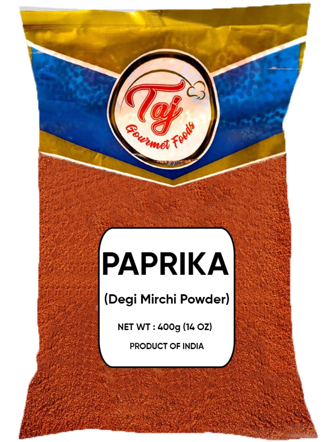 TAJ Paprika (Deggi Mirch) Gewürzpulver, gemahlen 400g