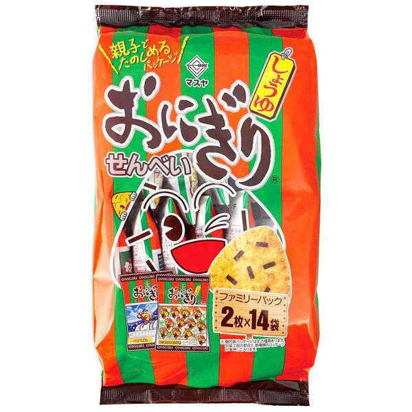 Masuya “Onigiri Senbei”, Reisknacker, 28 Stück