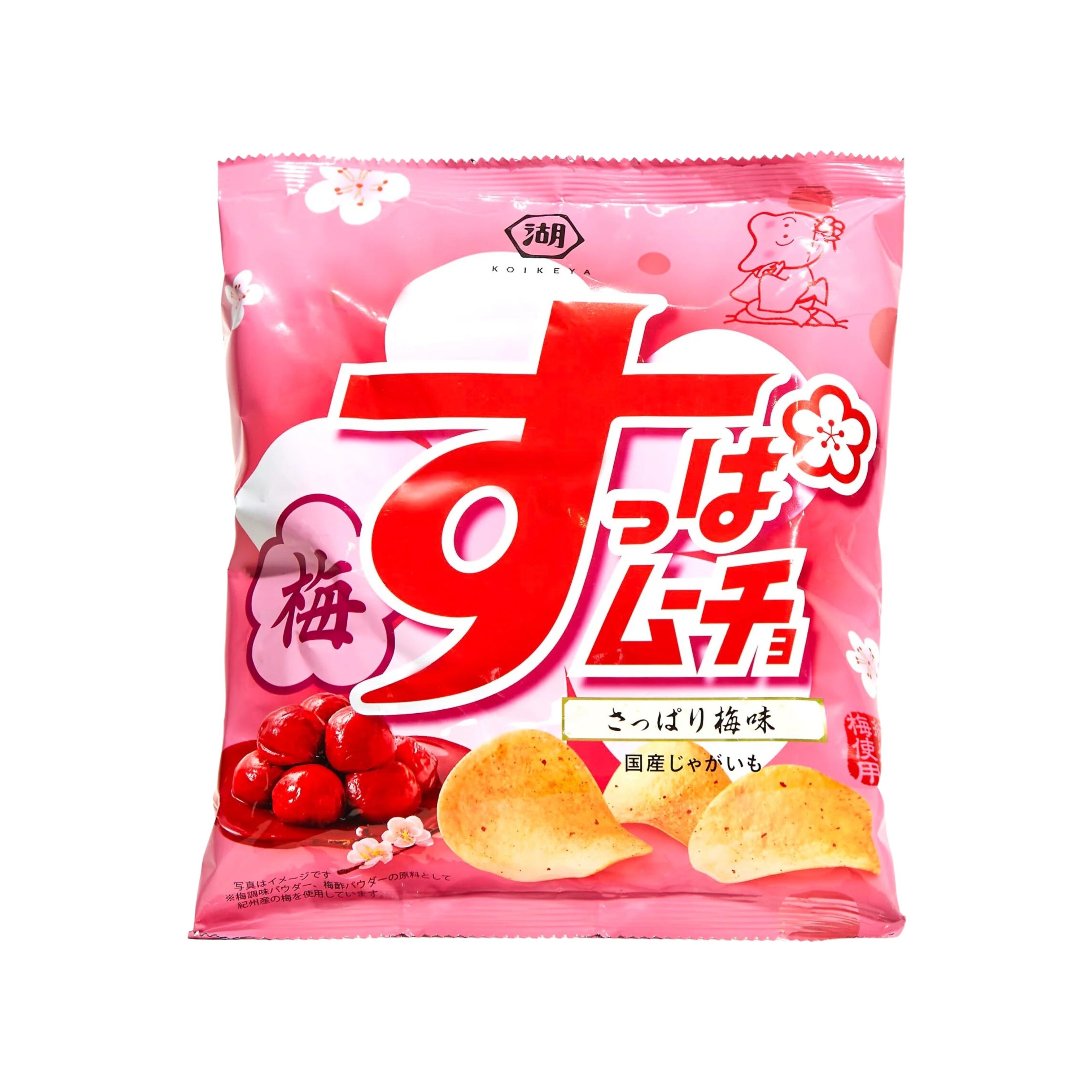 Koikeya Kartoffelchips Suppa Moocho Pflaume (Japan)