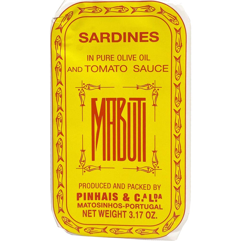 Mabuti – Sardinen – In reinem Olivenöl und Tomatensauce – 3.17 OZ