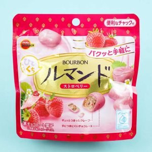 Bourbon Mini-Lumonde Crepe Kekse – Erdbeere