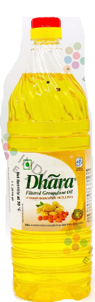 Dhara Gefiltertes Erdnussöl, 1L