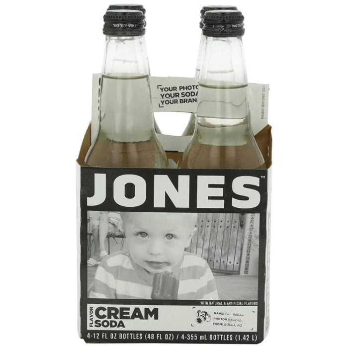 Jones – Soda 4Pk Creme 48 Fo – (Packung mit 6 Stück)