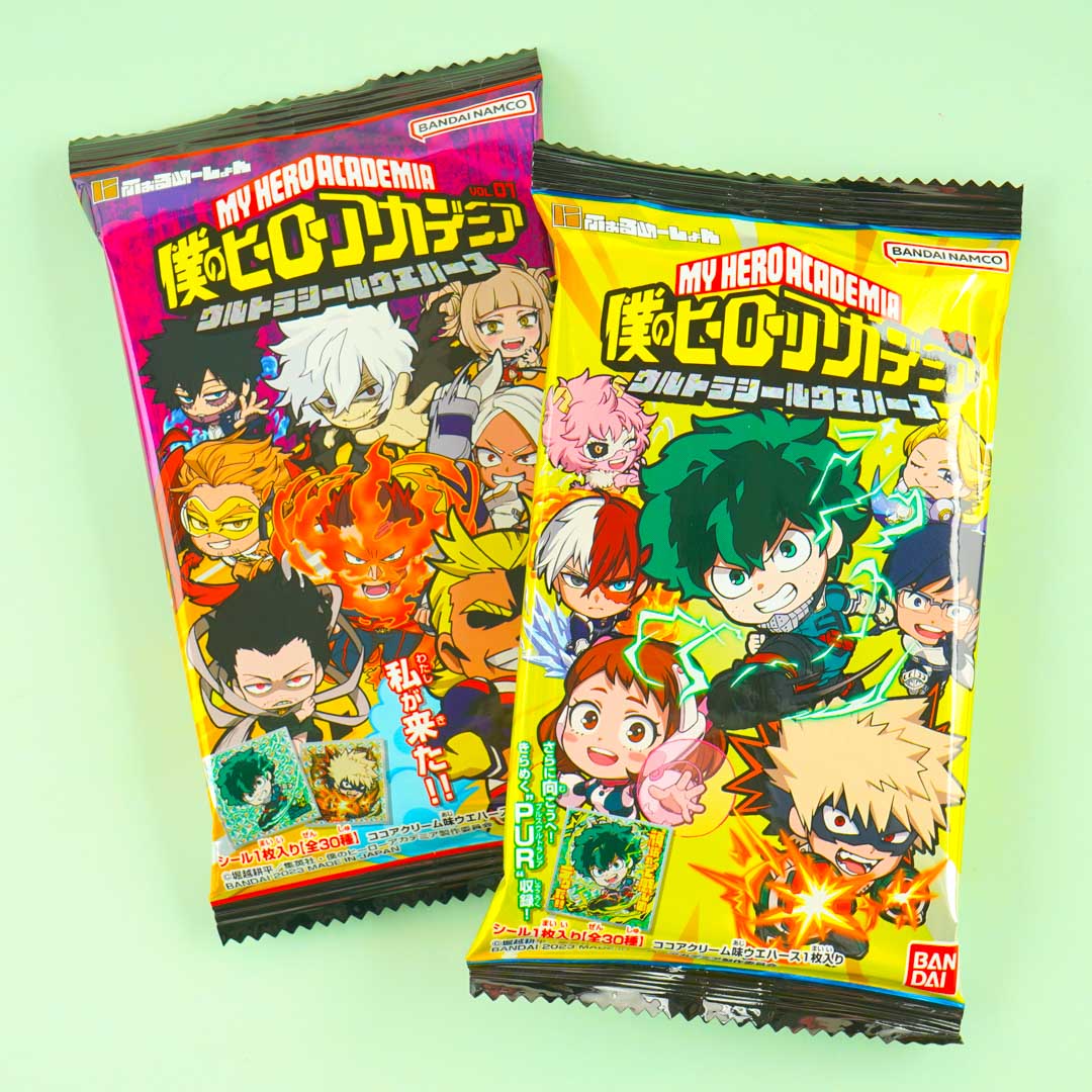 Meine Hero Academia Waffel mit Aufkleber