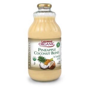 Lakewood Bio-Ananas Kokossaft, 32 Fl oz. Packung mit 6