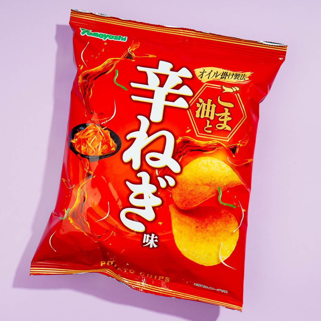 Yamayoshi Kartoffelchips – Sesamöl und scharfe grüne Zwiebel