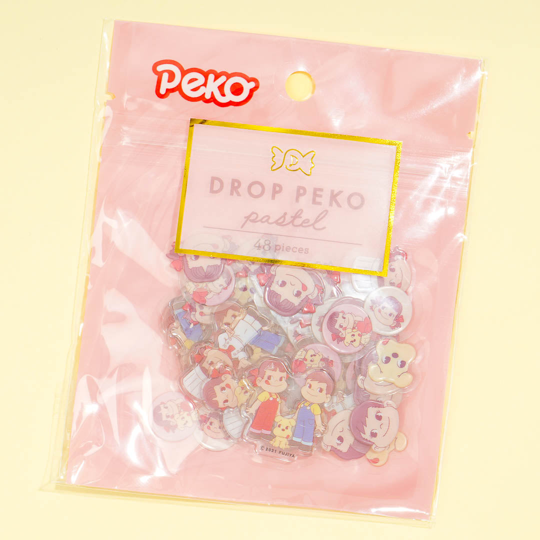 Tropfen Peko Sticker Packung – Pastell Peko-chan