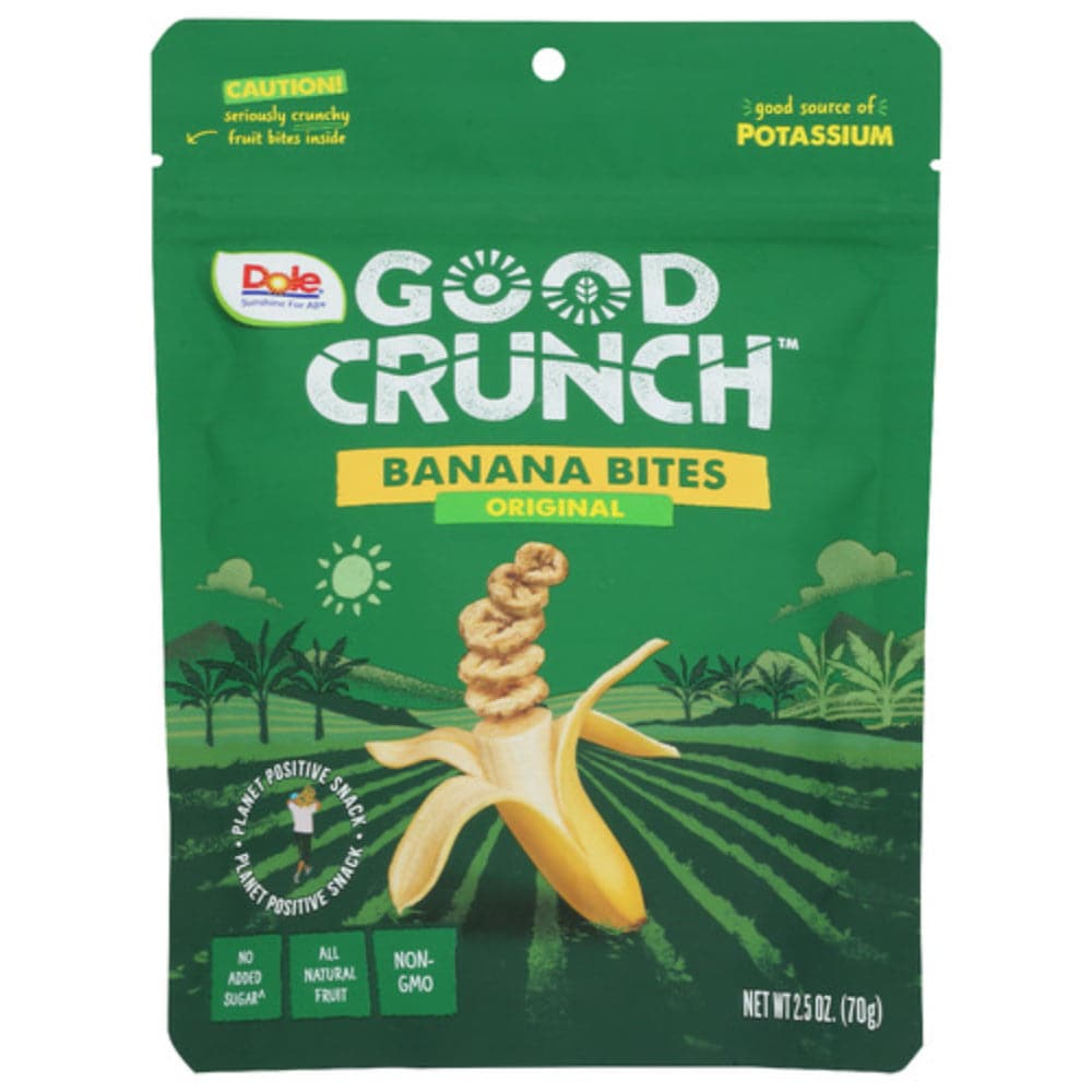 Dole Gute Crunch Banane getrocknete Früchte Bites, 2,5 Oz