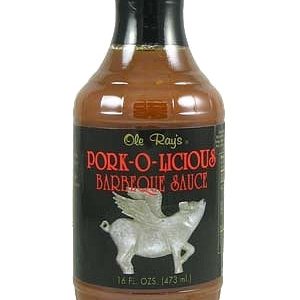 Ole Ray’s Pork-A-Licious Barbecue BBQ Soße. – 16oz