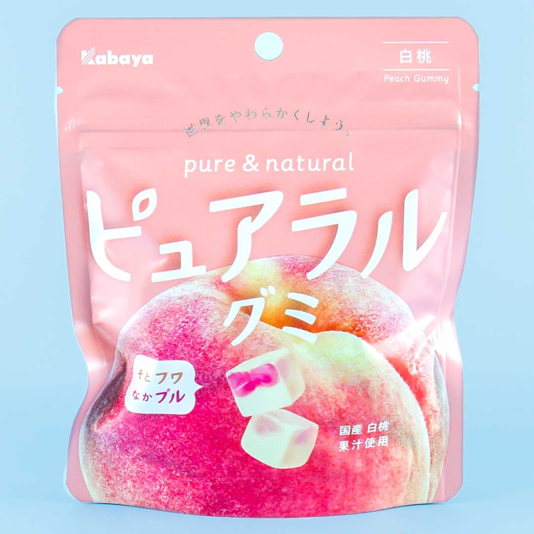 Kabaya Pureral Gummy – Weißer Pfirsich