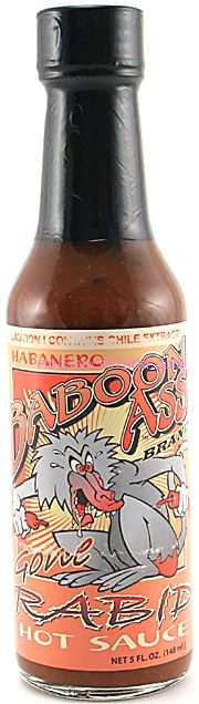 Pavian Ass Gone Tollwut Chilisauce, 5oz