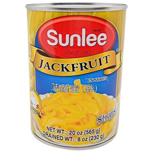 Sunlee Brand – Premium-Qualität – Gelbe Jackfruitstreifen in Sirup – 20 OZ