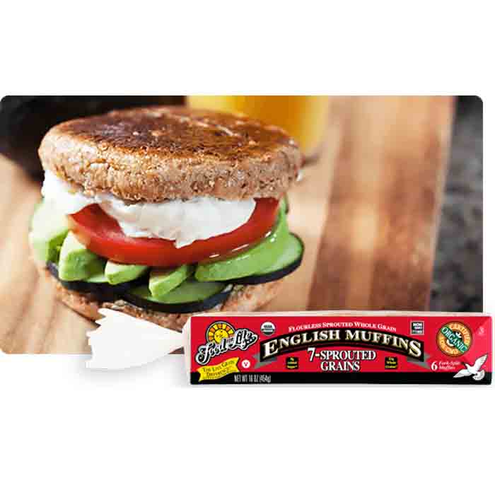 Essen fürs Leben – Englische Muffins Ezekiel, 16oz – Multiple Geschmacksrichtungen – Pac