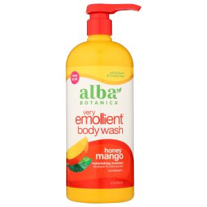 Alba Botanica – Duschgel Honig Mango, 32 Oz (Packung mit 1)