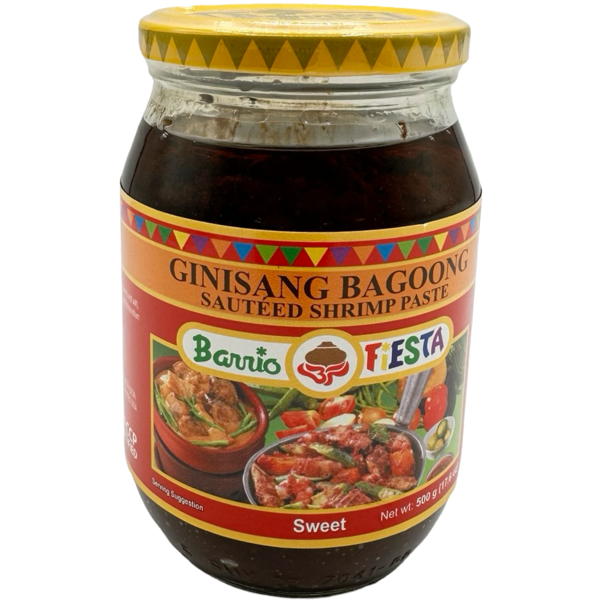 Barrio Fiesta Ginisang Bagoong Sauteed Garnelenpaste – Süß – GROSS – 500 G