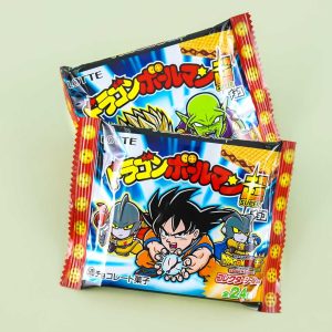 Drachenkugel super: Superheld x Bikkuriman Choco Waffel mit Aufkleber
