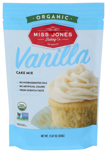 Miss Jones Baking Co Mischung Kuchen Vanille 15.87 Oz – Packung mit 6 Stück