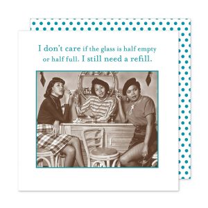 shannon martin design – Glas halb leere Getränkeserviette