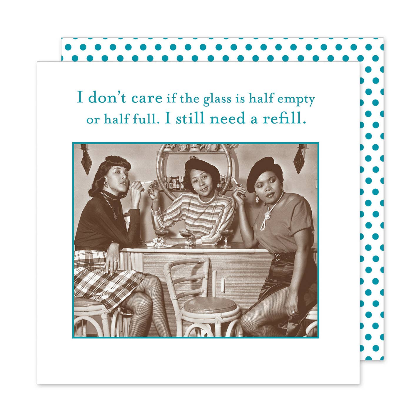 Shannon Martin Design – Glas halb leere Getränkeserviette