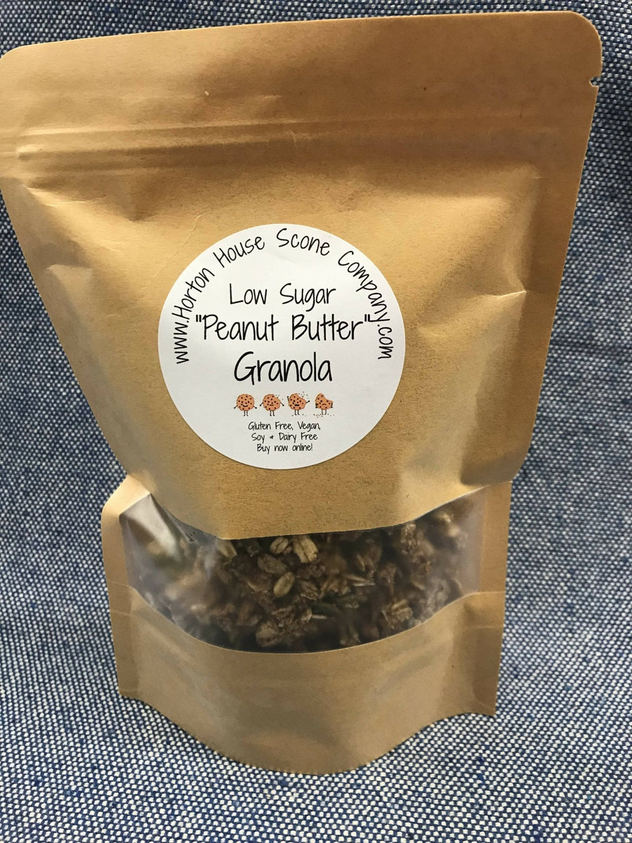 Horton House Scone GF Erdnussbutter Knuspermüsli (niedriger Zucker) Gehäuse – 12 Stück