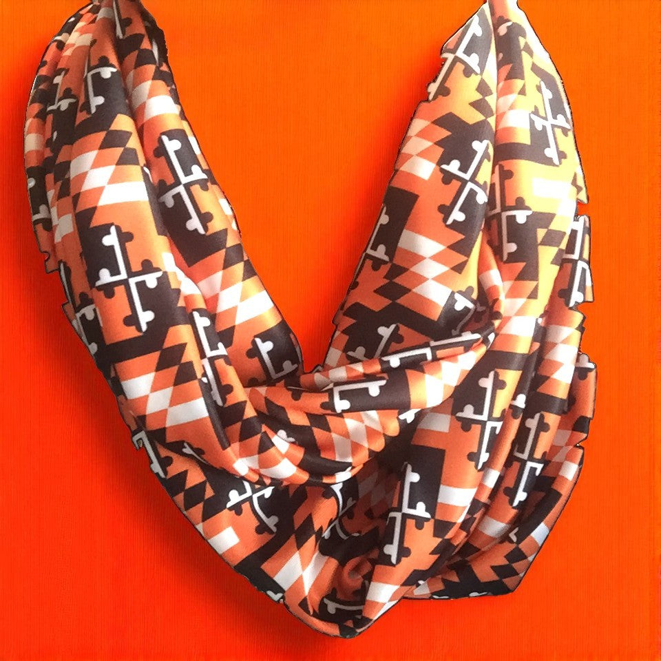 Maryland Orange Infinity Schal