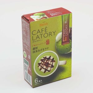 Blendy Cafe Latory Tee-Sticks – reiche Matcha Azuki Latte
