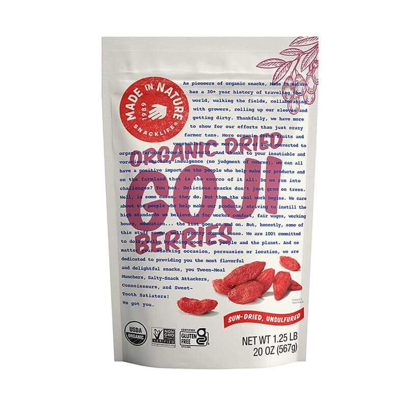 Hergestellt in der Natur Bio getrocknete Goji Beeren