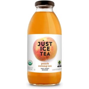 Just Ice Tee – Tee Pfirsich Oolong Org 16 fo – Packung mit 12
