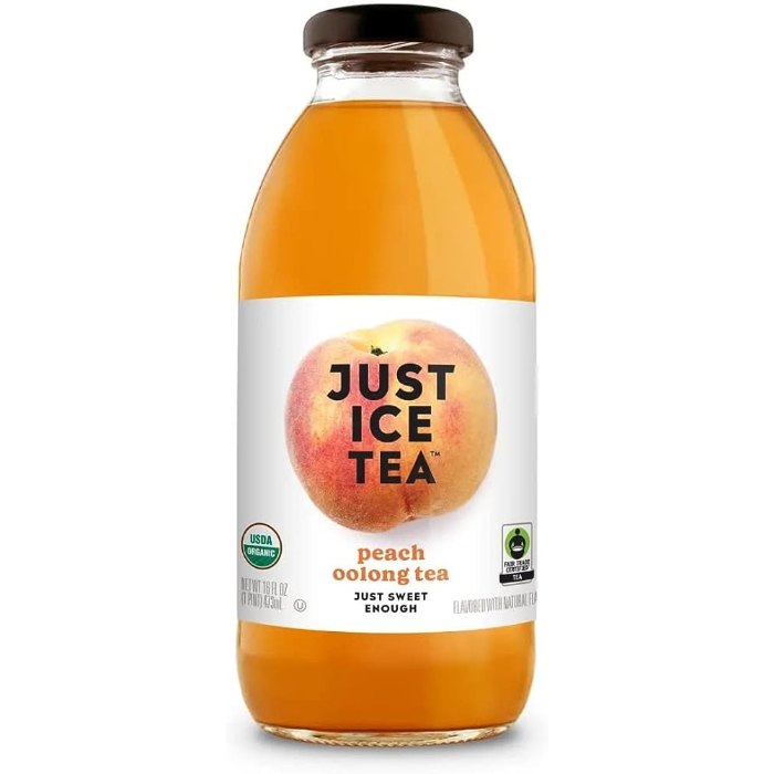 Nur Eistee – Tee Pfirsich Oolong Org 16 Fo – Packung mit 12