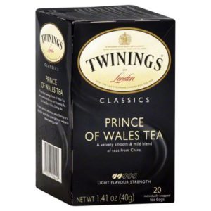 Twinings Prince of Wales Tee, 20 Säcke, Packung mit 6
