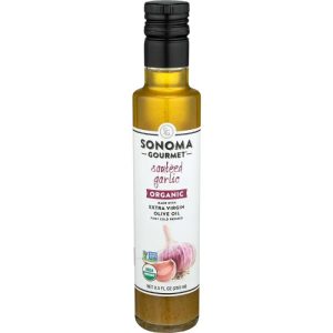 Sonoma Gourmet extra natives Olivenöl mit Knoblauch, 8,5 Unzen – Packung
