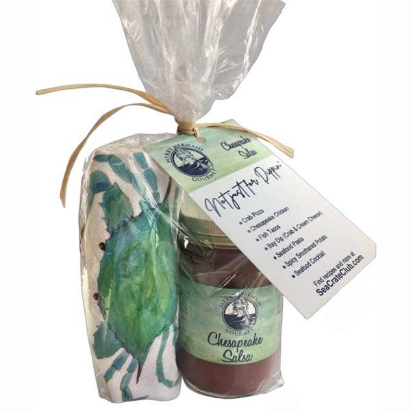 Blau Crab Küchentuch & Chesapeake Salsa – B McVan Designs