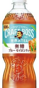 Suntory, Boss, Craft Boss, Zuckerfreier, blauer Ceylontee, – 600ml